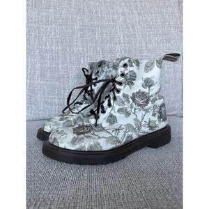 Doc Marten White Tapestry Pascal Boots
